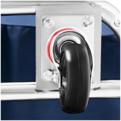 Royal Catering RCWW 4 pyykkivaunu 300 l, ruostumaton teräs ja PVC