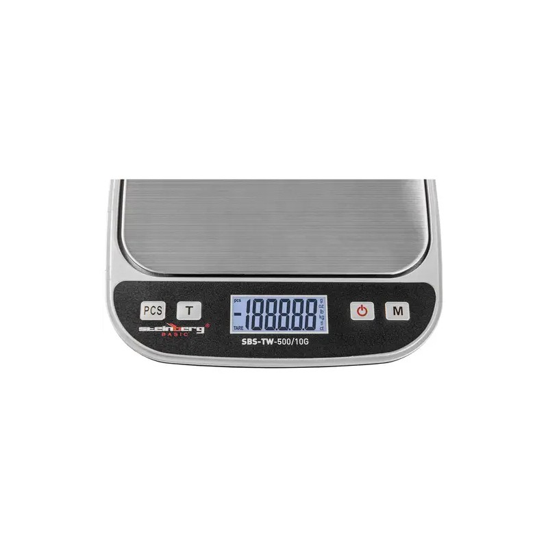 Digitaalinen pöytävaaka SBS-TW-500/10G 500 g / 0,01 g 13 x 9,8 cm