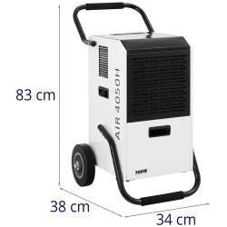 Rakennuskuivain 50 l/vrk 30-90 m² 628 m³/h 7 l säiliöllä