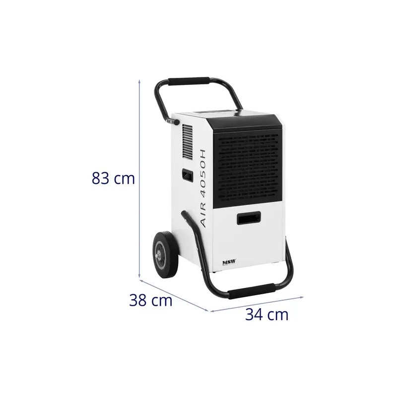 Rakennuskuivain 50 l/vrk 30-90 m² 628 m³/h 7 l säiliöllä