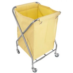 Royal Catering RCWW 3 pyykkivaunu 200 l ruostumattomasta teräksestä