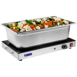 Royal Catering lämpölevy 260 W lasipinta 53,0 x 32,5 cm 4,4 kg