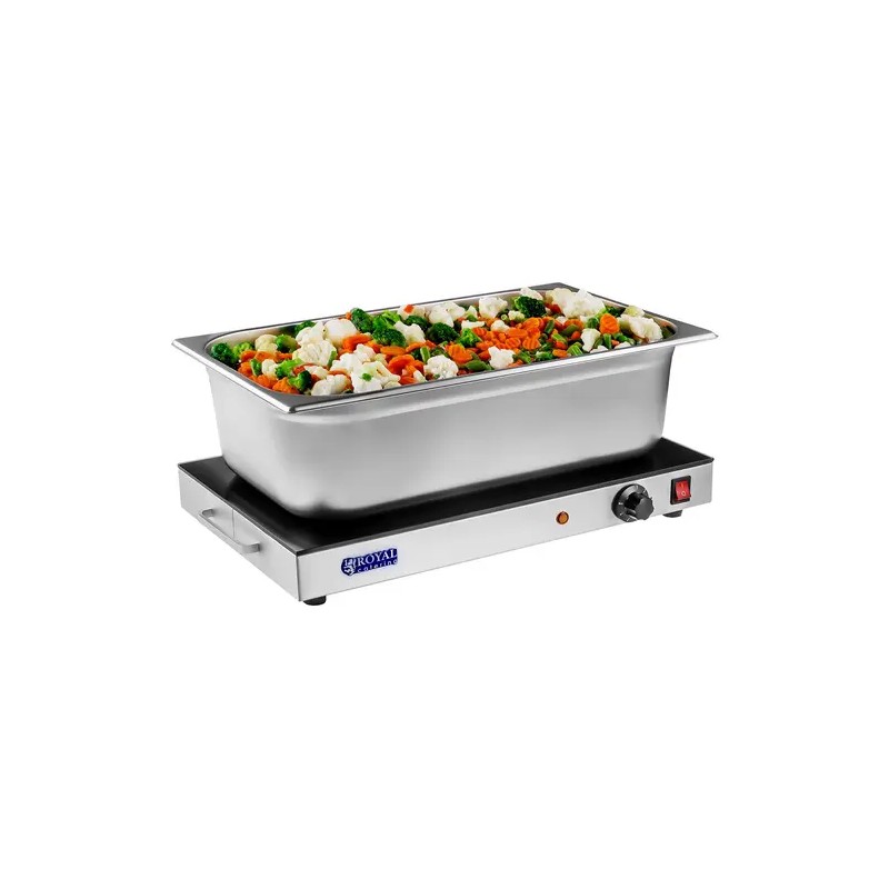 Royal Catering lämpölevy 260 W lasipinta 53,0 x 32,5 cm 4,4 kg