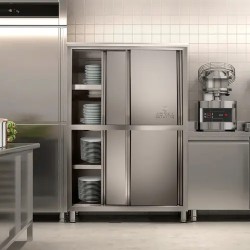 Royal Catering RCGE-120 astiakaappi ruostumaton teräs 50 x 118 x 180,5 cm