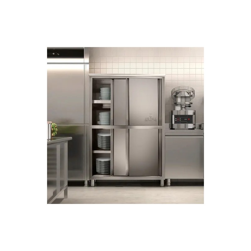 Royal Catering RCGE-120 astiakaappi ruostumaton teräs 50 x 118 x 180,5 cm