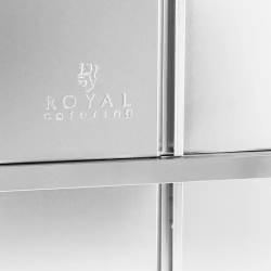 Royal Catering RCGE-120 astiakaappi ruostumaton teräs 50 x 118 x 180,5 cm