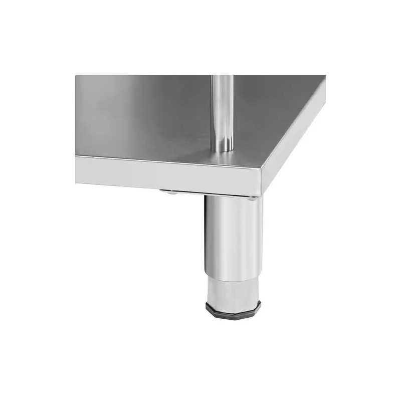 Royal Catering baarityöpöytä ruostumaton teräs 100 x 60 x 115 cm 4 hyllyä