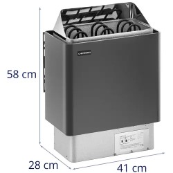 Uniprodo UNI_SAUNA_G4.5KW sähkösaunakiuas 4,5 kW 30-110 °C