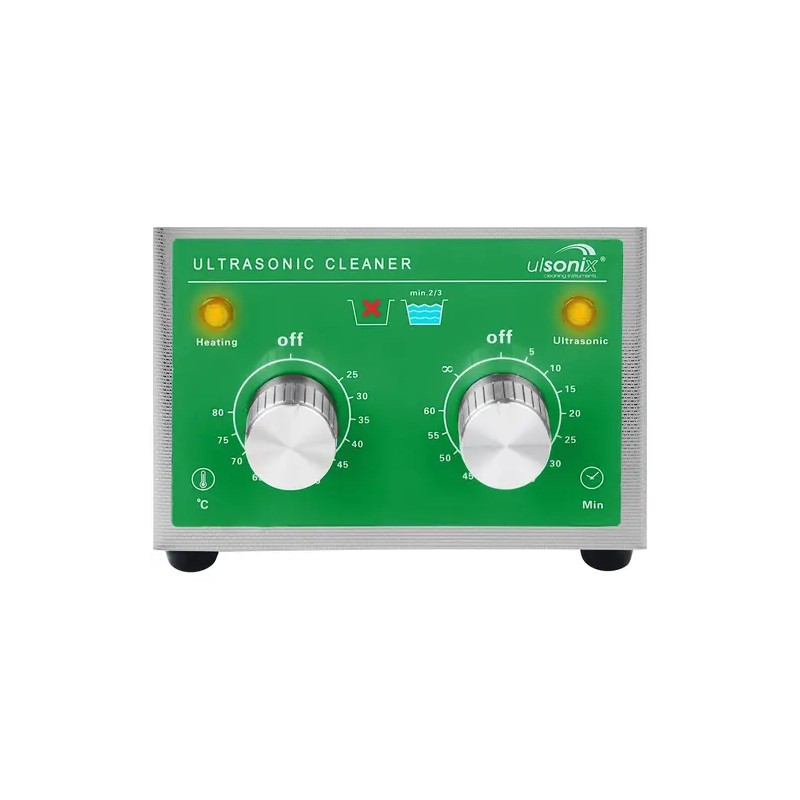 Ultraäänipuhdistin 2 l 40 kHz 60 W lämmitystoiminnolla