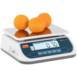Pöytävaaka - kalibroitu ja tarkastettu - 15 kg / 5 g - 21 x 28 cm - LCD