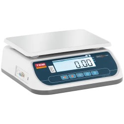 Pöytävaaka - kalibroitu ja tarkastettu - 15 kg / 5 g - 21 x 28 cm - LCD