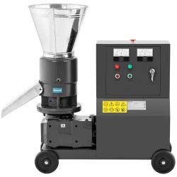 Pelletipressi 200 kg/h Ø 229 mm 2 rullaa 7500 W