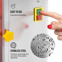 Automaattinen appelsiinipuristin 200 W, jopa 20 appelsiinia/min, Royal Catering