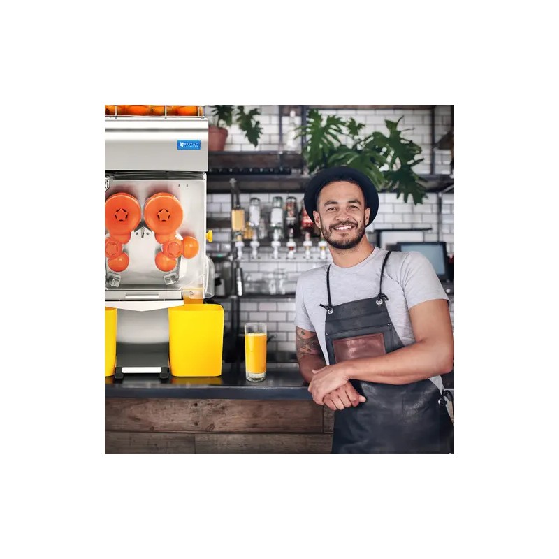 Automaattinen appelsiinipuristin 200 W, jopa 20 appelsiinia/min, Royal Catering