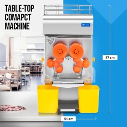 Automaattinen appelsiinipuristin 200 W, jopa 20 appelsiinia/min, Royal Catering