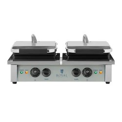 Royal Catering RCWM-4000-E vohvelirauta 2 x 2000 W belgialaisille vohveleille