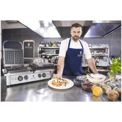 Royal Catering RCWM-4000-E vohvelirauta 2 x 2000 W belgialaisille vohveleille