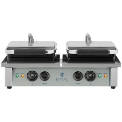 Royal Catering RCWM-4000-E vohvelirauta 2 x 2000 W belgialaisille vohveleille