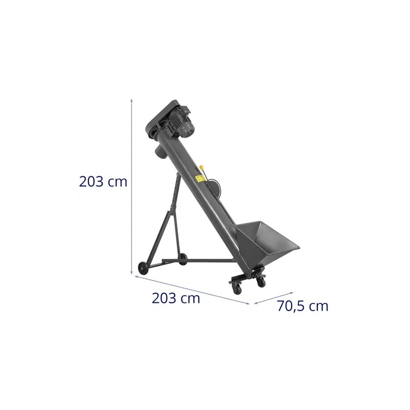 Ruuvikuljetin 1,4 m 1000 kg/h 1400 rpm hiiliteräs