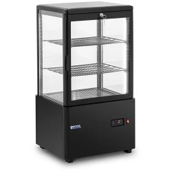 Royal Catering RCCC 58 BT kylmävitriini 58 l 3 tasoa musta lukittava