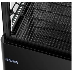 Royal Catering RCCC-58-BT kylmävitriini, 58 l, 3 tasoa, musta, lukittava