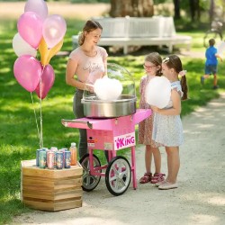 Royal Catering hattaramakone vaunulla 52 cm 1200 W pinkki