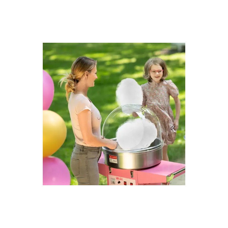 Royal Catering hattaramakone vaunulla 52 cm 1200 W pinkki