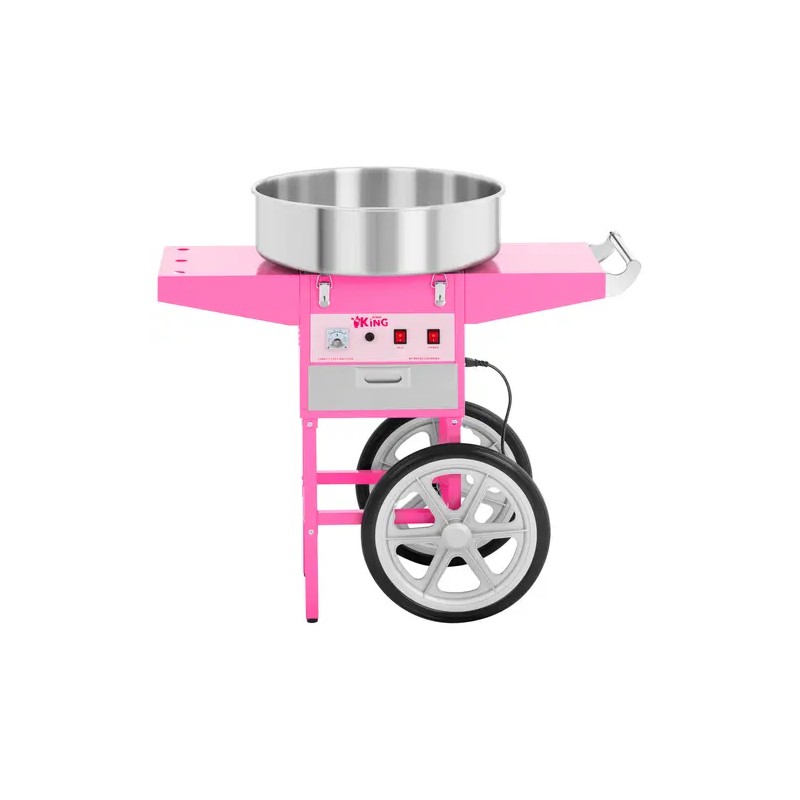 Royal Catering hattaramakone vaunulla 52 cm 1200 W pinkki