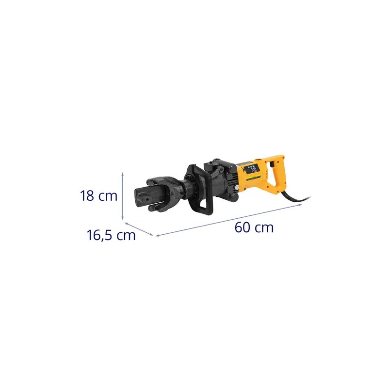 MSW Elektrohydraulinen raudoitusterästaivutin 1500 W 20 mm