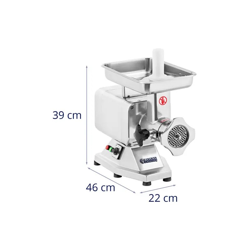 Royal Catering RCFW 220PRO lihamylly 220 kg/h 1100 W
