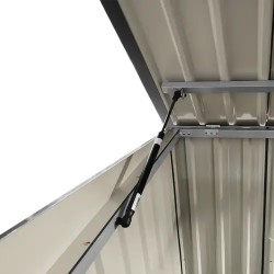 Uniprodo metallinen jäteastiakotelo 2 x 240 l lukittava