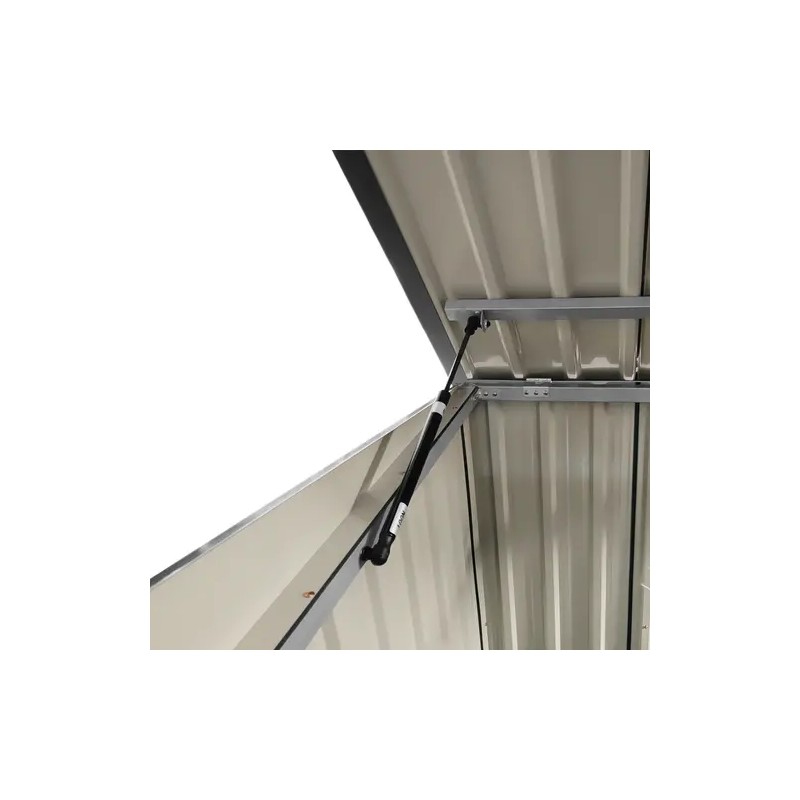 Uniprodo metallinen jäteastiakotelo 2 x 240 l lukittava