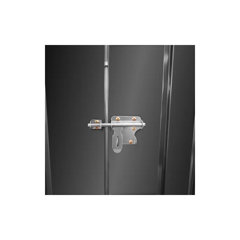 Uniprodo metallinen jäteastiakotelo 2 x 240 l lukittava