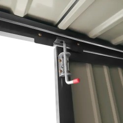Uniprodo metallinen jäteastiakotelo 2 x 240 l lukittava