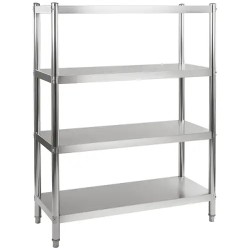 Royal Catering RCER 120 teräshylly 120 cm 4 tasoa ruostumaton teräs