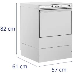 Royal Catering RCDW-06 alla-asenteinen astianpesukone, 6600 W, ruostumaton teräs