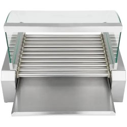 Hot Dog Grill RCHG-11E - 11 rullaa - ruostumaton teräs 16,50 kg