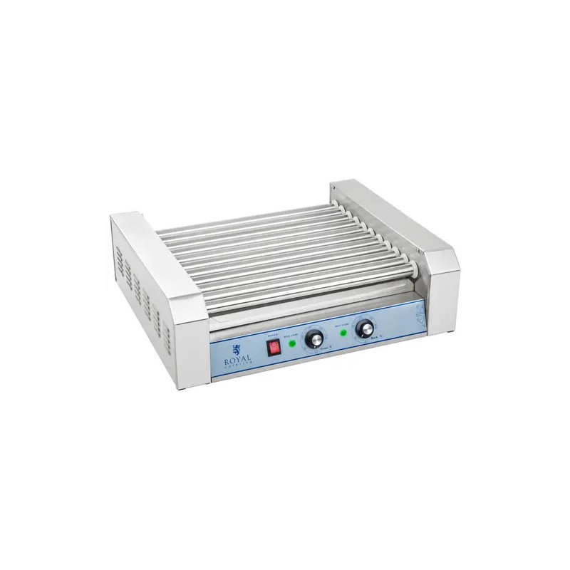 Hot Dog Grill RCHG-11E - 11 rullaa - ruostumaton teräs 16,50 kg