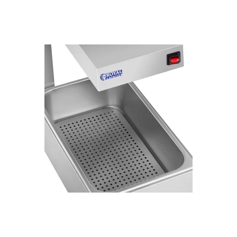 Royal Catering RCWB-500 lämpösilta GN 1/1 -astialla 500 W 7,7 kg
