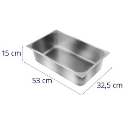 Royal Catering RCWB-500 lämpösilta GN 1/1 -astialla 500 W 7,7 kg
