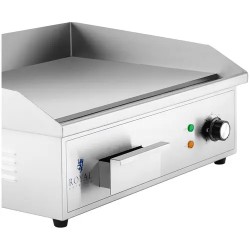 Royal Catering sähkögrilli 530 x 350 mm sileä valurautalevy 3000 W