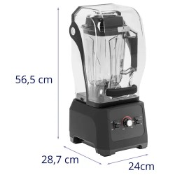 Royal Catering Standmixer melusuojakuvulla 1680 W 2,5 l