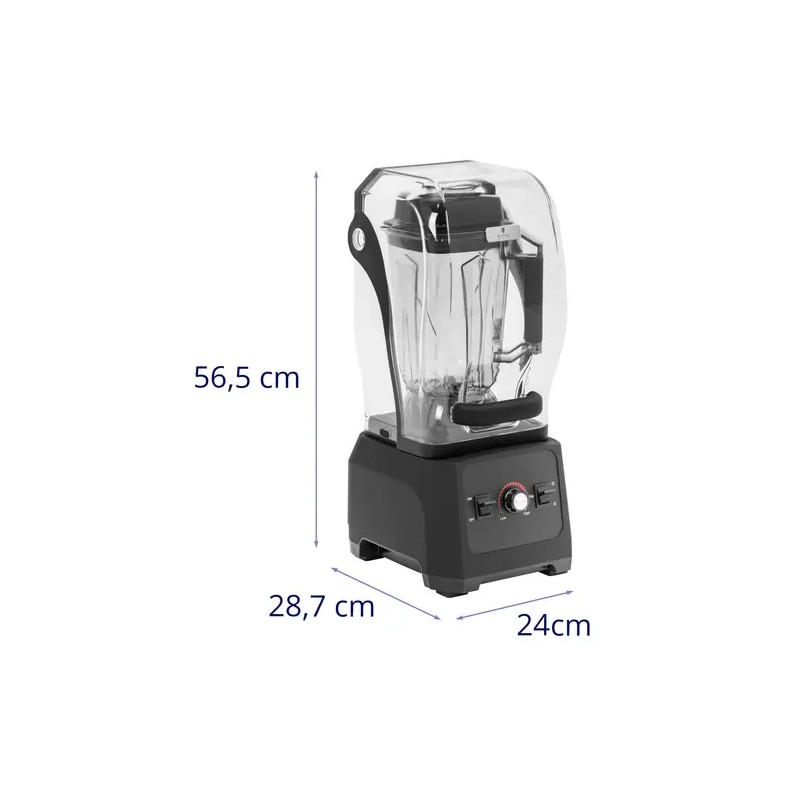 Royal Catering Standmixer melusuojakuvulla 1680 W 2,5 l