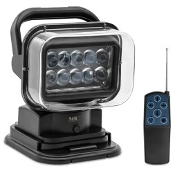 MSW LED etsintävalaisin 50 W 9 32 V kaukosäätimellä ja magneettijalalla