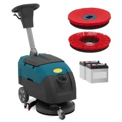 Akkukäyttöinen lattianpuhdistuskone 40 cm 2200 m h