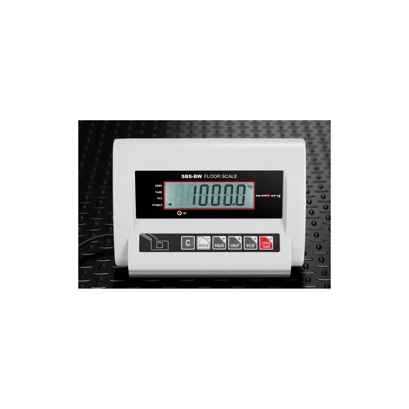 Steinberg Bodenwaage ECO lattiovaaka 1000 kg / 0,5 kg 100 x 100 cm LCD