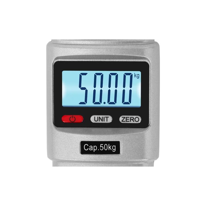 Digitaalinen riippuvaaka 50 kg / 0,02 kg LCD-näytöllä