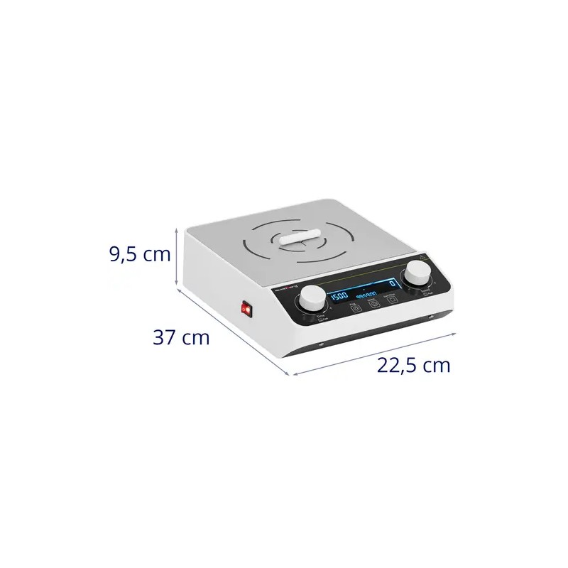 Magneettisekoitin 10 l, 50–1500 kierrosta/min, ajastimella