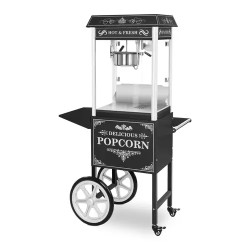 Royal Catering Popcornkone vaunulla 1500 W 5 kg h musta