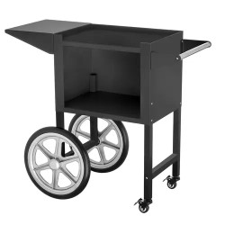 Royal Catering Popcornkone vaunulla 1500 W 5 kg/h musta